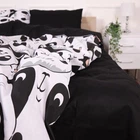 Простынь MirSon Бязь 17-4850 Panda 150х220 см (2200009584565)