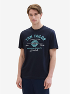 Футболка Tom Tailor LOGO TEE MEN'S T-SHIRT L Темно-синій 1037735-10302