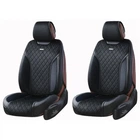 Накидки на сиденья авто ПЕРЕДНИЕ 3D ELEGANT TORINO 700 226 черные (алькантара + эко-кожа) ПОЛЬША