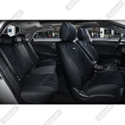 Накидки на сиденья авто 5D ELEGANT SORRENTO 700 156 черные (алькантара + эко-кожа) ПОЛЬША