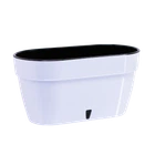 Умный вазон WINDOWS BOX 12 л. белый-чёрный Santino AST500WHT/BL