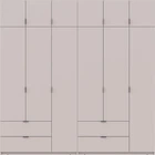 Шкаф для одежды Doros Лукас 3+3 ДСП 240х50х240 см Кашемир (42005108)