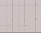 Шкаф для одежды Doros Лукас 3+4 ДСП 295х50х240 см Кашемир (42005124)