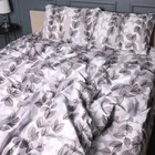 Комплект постільної білизни MirSon полуторний євро 160x220 см 17-0695 Silver Foliage Бязь (2200010452693)