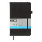 Книга записна Buromax Etalon 125х195мм 96 аркушів у крапку обкладинка зі штучної шкіри чорний (BM.291360-01)