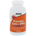 Витамины для беременных женщин NOW Foods Prenatal Gels + DHA 180 капсул