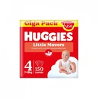 Подгузники Huggies Little Movers 4 (7-18 кг) M-pack, 150 шт (5029053583402) (247162)