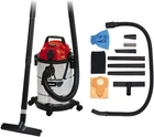 Потужний професійний вакуумний промисловий пилосос для прибирання Einhell TC-VC 1820 SA : 1250 Вт, 20л, з розеткою (2342425)
