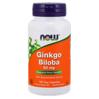 Натуральная добавка Now Foods Ginkgo Biloba 60 мг 60 Капсулы