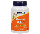 Комплекс незаменимых жирных кислот NOW Omega 3-6-9 100 капсул