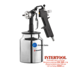 Пневмопистолет лакокрасочный Intertool нижний бак 1000 мл d=1.5 мм (PT-0211)