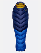 Спальный мешок Rab Neutrino 800 Regular, (-22°C), 185 см - Right Zip, Nightfall Blue (RB QSM-94-NFB-REG-RZ)