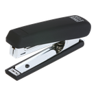 Степлер BuroMAX 15арк. №10 4128-01 RUBBER TOUCH чорний (12) /BM.4128-01/