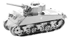 Металлический 3D конструктор "Танк Sherman"