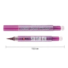 Маркер акварельный SANTI Glitter Brush, кисть, 16, розовая орхидея 390765