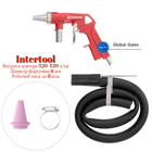Пневмопистолет пескоструйный Intertool со шлангом 1000 мм х 3/4