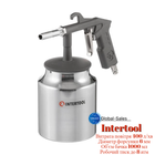 Пневмопистолет пескоструйный Intertool нижний бак 1000 мл 8bar (PT-0705)
