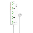 Мережевий подовжувач HOCO AC13A Talento 5-position socket(1C3A) (1,5 m) White (6942007607148)