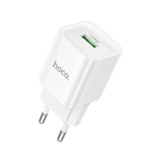Зарядний пристрій HOCO C145A Charm single port QC3.0 charger EU 1xUSB White (6942007630214)