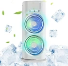 Вентилятор настольный Double-ended Spray Fan LED двойной с охлаждением подсветка 3 скорости