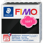 Полимерная глина Fimo Soft, 57 г., Черный, (8020-9)