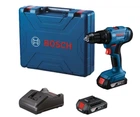 Акумуляторний дриль-шурупокрут Bosch GSB 183-LI (18В, 13 мм, 56 Нм, 2 Агод) ударний + 2АКБ зарядний пристрій кейс (25645)