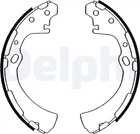 Паркувальні гальмівні колодки Delphi (LS1505)