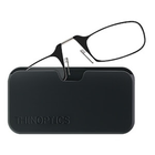Очки Thinoptics +1.00, черные + Чехол универсальный черный (1.0BBUP)