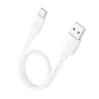 Кабель HOCO X96 Hyper 27W charging data cable Type-C (L=0.25M) White (6942007609418)