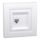 Розетка комп'ютерна тип 6e UTP Asfora Schneider Electric біла EPH4700121