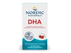 Жирні кислоти Nordic Naturals DHA 90 капсул Смак Полуниця
