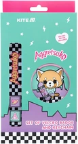 Набір Kite Aggretsuko бейдж на липучці та підвіска (AR25-3010-1)