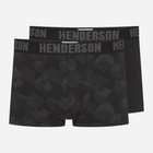 Zestaw majtek męskich typu bokserki 2 szt Henderson Soul 42587-MLC XL Czarny/Grafitowy (5903972546864)