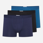Zestaw majtek męskich typu bokserki 3 szt Henderson Other 42747-MLC 3XL Granatowy/Niebieski/Czarny (5903972382417)