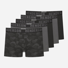 Набір трусів боксерів чоловічих бавовняних 5 шт Henderson Soul 43171-MLC XL Чорний/Графітовий (5903972519325)