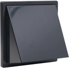 Вытяжной колпак с обратным клапаном AirRoxy 100 graphite пластик графитовый 02-501GR