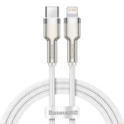 Кабель Baseus Cafule Series Metal Data Cable Type-C to Lightning PD 20W 1m White (CATLJK-A02)