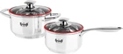 Набір посуду Krauff Prime Chef 26-238-069 2 предмети сріблястий