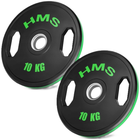 Набір олімпійських дисків HMS TOG10 2 x 10 кг (17-61-117) (5907695511628)