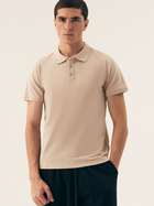 Koszulka polo męska Henderson Mile 43025-02X L Beżowa