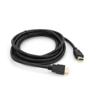 Кабель Merlion HDMI-HDMI HIGH SPEED 3.0m, v1.4, OD-7.5mm, круглый Black, коннектор Black YT-HDMI(M)/(M)HS-3.0m