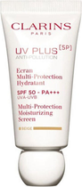 Fluid przeciwsłoneczny do twarzy Clarins UV Plus 5P Anti-Pollution Beige Spf 50 nawilżający30 ml (3666057022685)