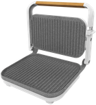 Grill Cecotec Rock'nGrill 1200 Wood Biały