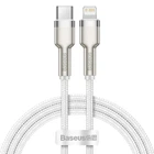 Кабель BASEUS Type-C to Lightning Cafule Series Metal Data Cable (CATLJK-A02) белый