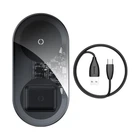 Зарядка QI BASEUS Simple 2in1 Wireless Charger 18W Max For Phones+Pods (WXJK-A01)