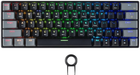 Klawiatura bezprzewodowa Spartan Gear Pegasus 2 RGB Black/Grey (5207011011369)