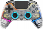 Kontroler bezprzewodowy Deltaco Gaming  Nintendo Switch/PS4/PC BT Transparent (7333048060839)