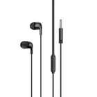 Наушники проводные Borofone BM83 вакуумные с микрофоном Black