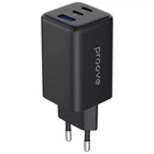 Сетевое зарядное устройство Proove Pocket GaN 65W USB/2хType-C черный (WCPG65121201)