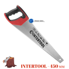 Ножівка по дереву Intertool 450 мм потрійне заточування 7T х 1" (HT-3105)